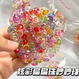 Squishy Balls Ice Beads Stress Relief Toy Super Soft Mochi Fidget Toy with Slow Rebound Texture for Adult Anxiety Relaxation