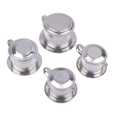 Stainless Steel Coffee Filter Infuse Cup Vietnamese Coffee Dripper Maker Pot Portable Coffee Drip Strainer Kitchen Tools 1PC