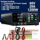 15V 30V 60V DC Power Supply Variable High Power Bench Power Supply for Fast Recharge, Equivalent to adding a BMS to your battery
