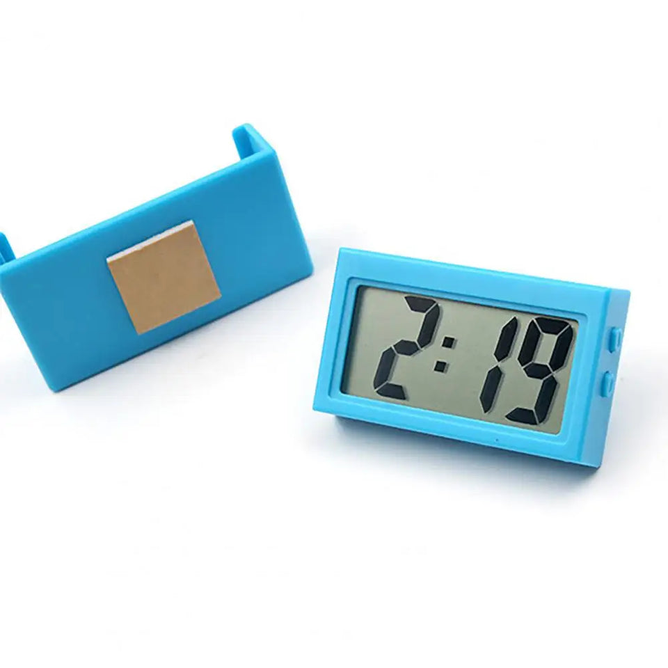 Electronic Clock Car Dashboard Student Exam Study Mini LCD Display Large Screen Table Desk Digital Clock Home