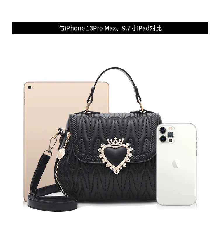Women's Bag Fashion Lock Shoulder Square Women Handbags Casual Simple Handheld Diagonal Straddle Bag Shopping Messenger Bag