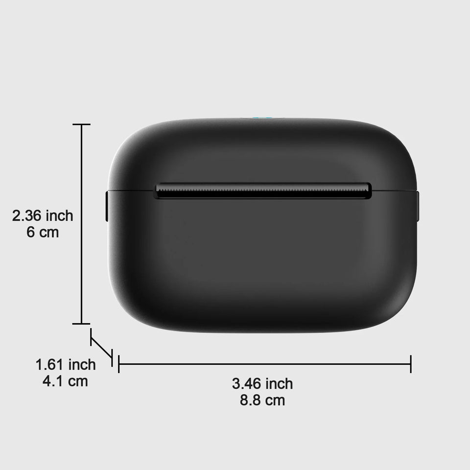 Portable Mini Printer Label Maker 300dpi 2 Inch Thermal Wireless Inkless Printer Bluetooth for IOS and Android Home School