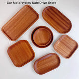 Wooden Tray Whole Piece Walnut No Splicing Wooden Serving Board Natural Cut Wooden Serving Trays Coffee Tea Trays New Tableware