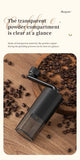 Manual Coffee Grinder Machine Grinding Home Outdoors Travel Hand Crank Portable Coffee Grinder Adjustable Bean Grinder withbrush