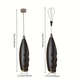 2025 New Stylish Multifunctional Handheld Electric Mixer  Battery Operated Dual-head Whisk for Cappuccino, Matcha, Eggs, Lattes