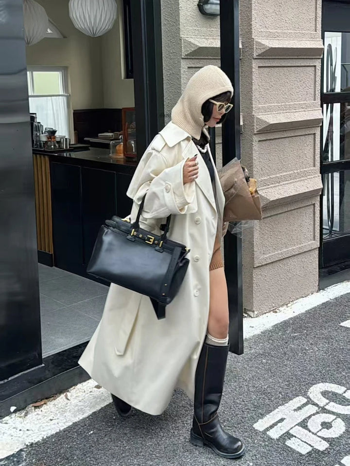 Winter Matte Coffee Camel Grey Large Tote Russian Style Real Suede Cow Leather Women Handbag Nubuck Commuter Office Shoulder Bag