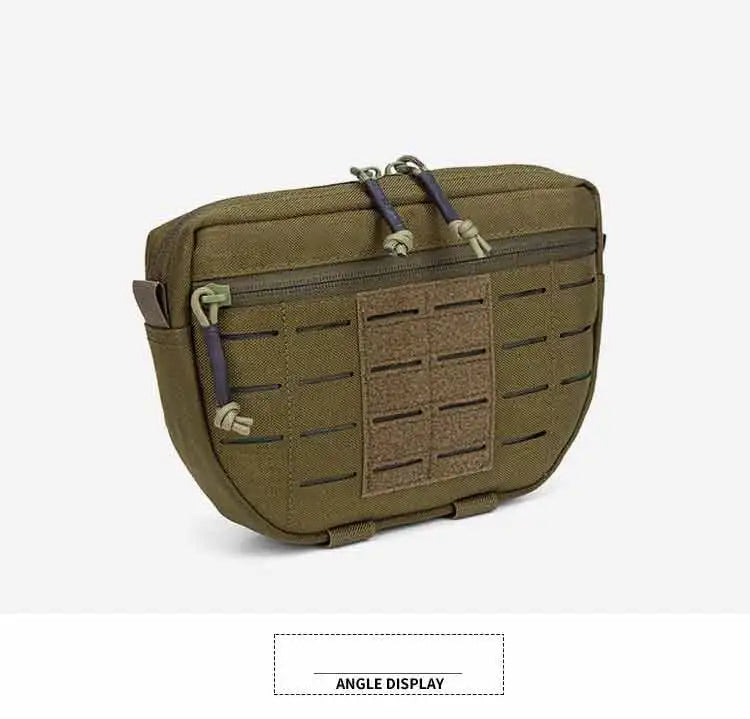 1050D Sports Hunting Dump Pouch Nylon Front Pouch of Plate Carrier Chest Rig with Molle Carrying Kit Pouch