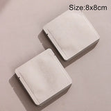 StoBag 200pcs Wholesale Cotton Paper White Packaging Bags Small Heat Sealing for Tea Coffee Powder Storage Pouches Portable