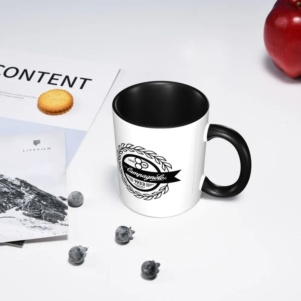 Campagnolo Vintage Italian Cycling Tour Mug Funny Ceramic Coffee Cups Tea Mugs Milk Cup Drinkware Gifts for Friends