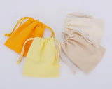 Cotton Drawstring Storage Bag White Canvas Bags for Candy Gift Package Pouch Reusable Home Sundries Organize Dustproof Sacks