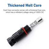 1000V DC 10A 15A 20A Solar Panel Photovoltaic Fuse Connectors For Industrial And Commercial Solar Power Generation