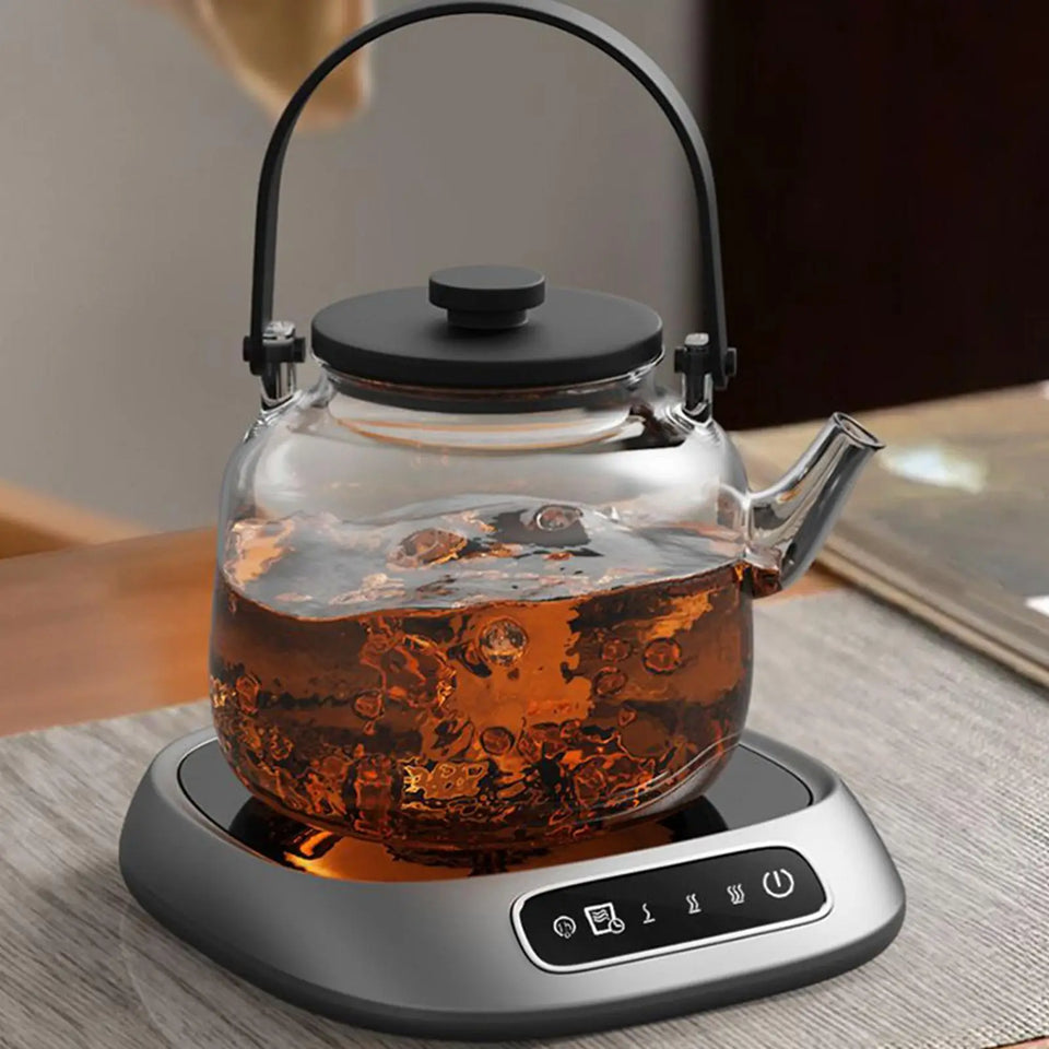 Coffee Mug Warmer with Touch Screen, Electric Ceramic Drink Cup Heater for Coffee Tea Hot Chocolate, for Office Desk, Home