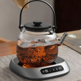 Coffee Mug Warmer with Touch Screen, Electric Ceramic Drink Cup Heater for Coffee Tea Hot Chocolate, for Office Desk, Home