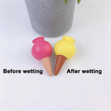4pcs Modern Watering Device Ceramic Drip Irrigation Device Small Wine Bottle Watering Device Automatic Flower Watering Device