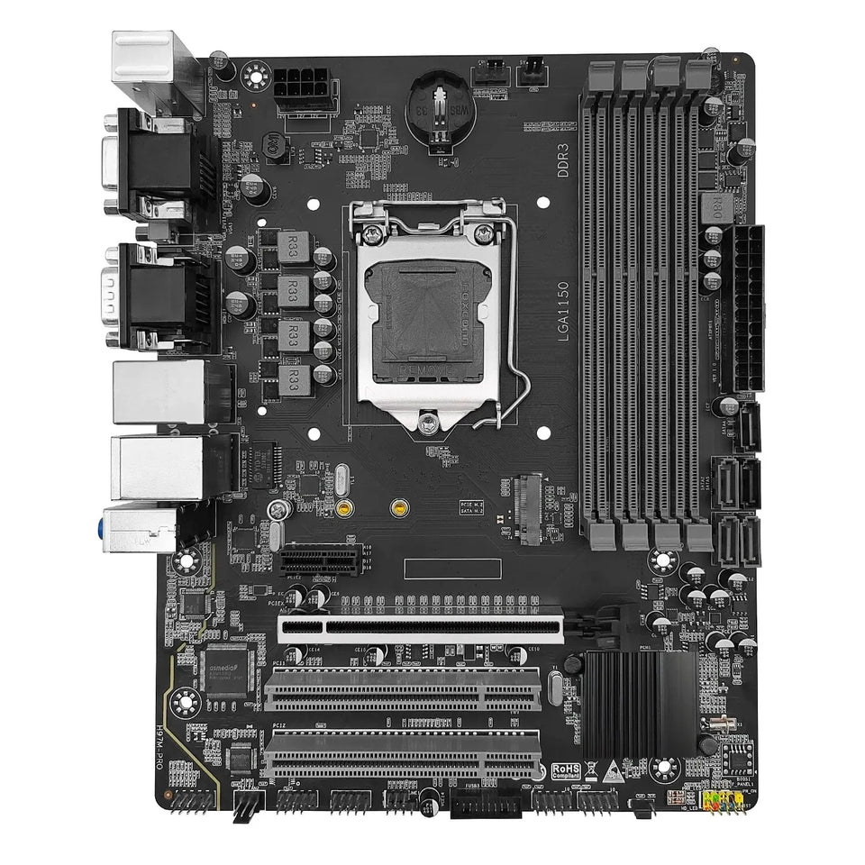 MACHINIST H97M PRO Motherboard Support  LGA 1150 Intel Core I3 I5 I7 E3 CPU DDR3 RAM SATA3.0 USB3.0 NVME NGFF M.2 M-ATX