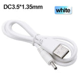 USB to DC 3.5mm Power Cable Jack Connector 5V Charger Power Cable 3.5*1.35mm Universal For HUB Mini Fan Router Speaker MP3/MP4
