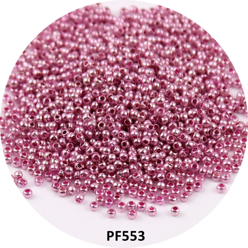 Golden 15/0 Japanese Seedbeads 1.5mm Uniform Metallic Bronze Round Spacer Glass Beads For DIY Jewelry Making Garments Accessory