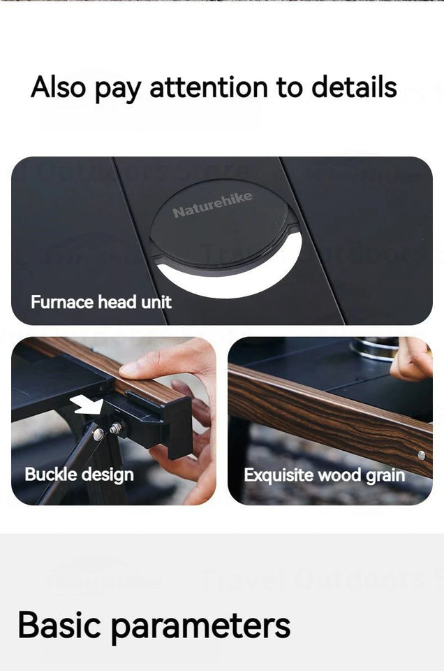 Naturehike Outdoor Folding Table Folding IGT Table Accessories Multifunctional Portable Picnic Only Accessories Stove Bracket