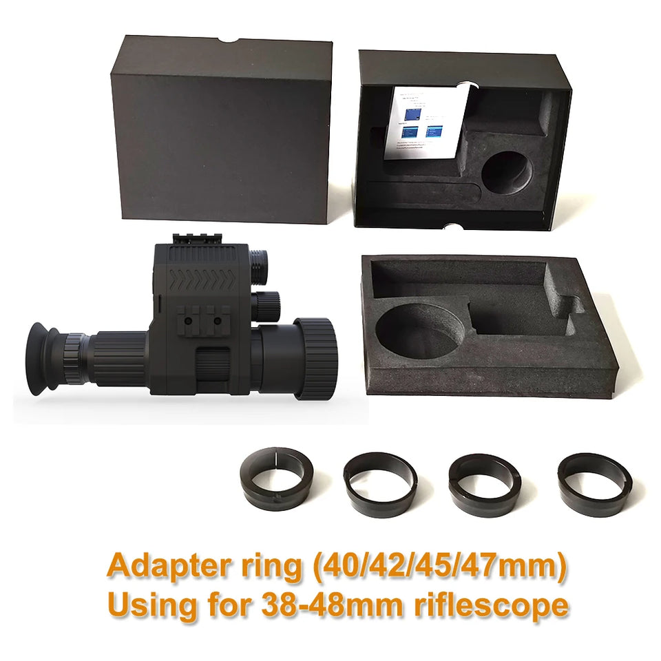 Digital Night Vision Riflescope Monocular HD 1080P 8X Zoom 850NM Infrared 200M Night Vision For Hunting Wild Adventure