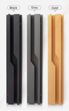 NAIERDI Black Lightning Long Furniture Handles 600-1800mm Aluminum Alloy Cabinet Handles Cupboard Door Handles Door Hardware