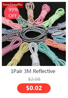 1 Pair 18 Colors Striped Double Color Shoe laces Round Outdoor Sneakers Shoelaces Cotton Boots Shoelace 70CM 90CM 120CM 150CM
