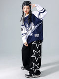 Girls Hip Hop Star Sweatshirt Vest Joggers Pants Boys Cool Streetwear Clothes Set Kids Children Jazz Street Dance K-pop Costumes