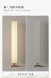 Modern Fabric Led Floor Lights for Living Room Sofa Side Decorative Wood Standing Lamps Light Bedroom Bedside Light Home Decor