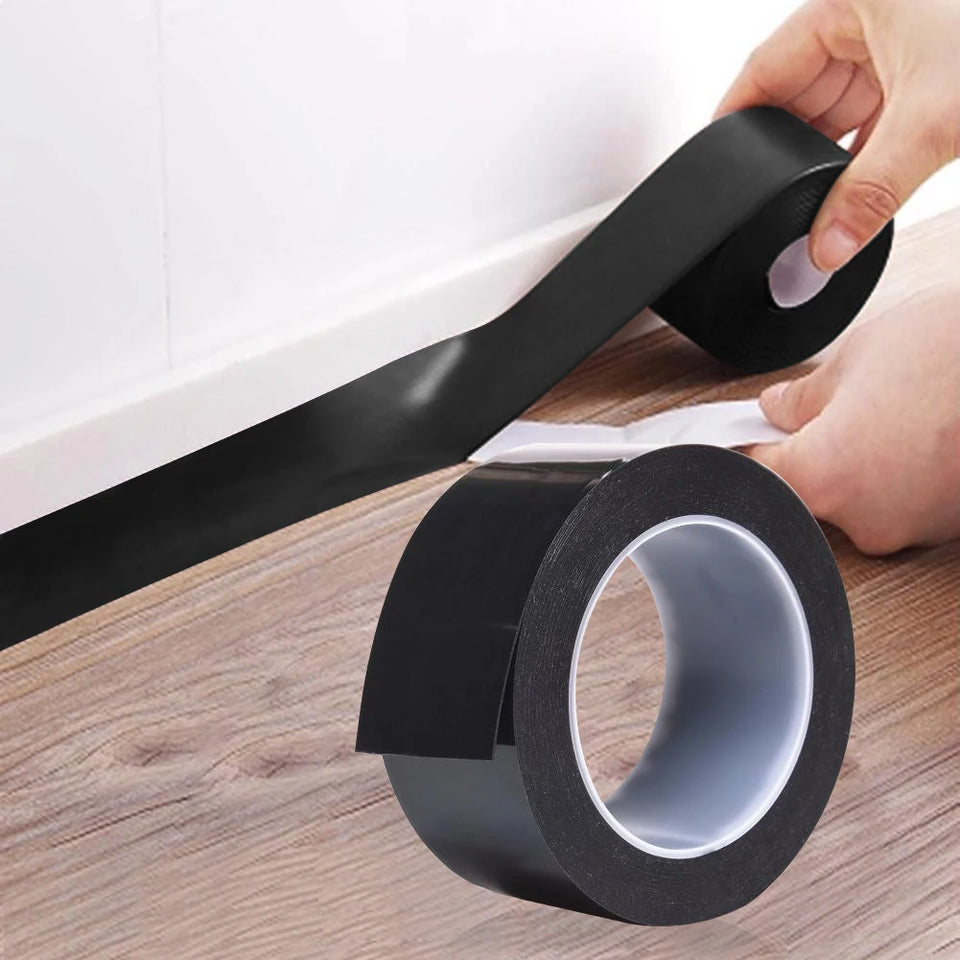 Self Adhesive Wall Border Sticker Waterproof Sink Border Tape Anti-Mildew Bath Sealing Strip Tape for Kitchen Bathroom Bathtub