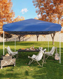 10x10 FT Pop Up Canopy Tent with 3 Adjustable Heights – Outdoor Sun Shade Shelter, 4 Sandbags & Carry Bag, for Parties & Events