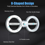 Rotator Burn Machine 12LB Adjustable Resistance, 360° Rotating Arm Trainer, Forearm Strength Exerciser for Men Women Home Gym