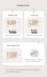 Tianzong Closet Comforters Zipper Storage Box Wardrobe Clothes Organizers with Lid Fabric Cube Home Wardrobe Folding