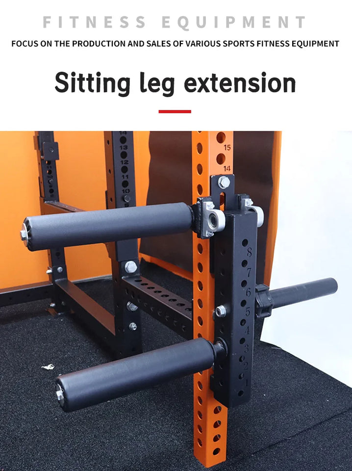 Sitting Leg Extension Device Trainer Leg Muscle Group Trainer Gym Assisted Leg Fitness Equipment Curl Machine Suitable for 16Mm/18Mm/26Mm/1Inch Aperture