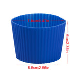 Silicone Cup Sleeve Heat Insulation Bottle Sleeves Non-slip Mug Sleeve Glass Bottle Cover For Mugs Ceramic Coffee Cups Wraps