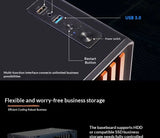 WJCOOLMAN Craftsman Series Small Chassis Home-Type Desktop Computer Supports M-ATX Motherboard - Compact Gaming PC Build