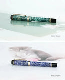 MAJOHN M600S Resin Pen 35 # Gold Plated Daming Tip Universal Type Student Adult Writing Practice Gift Ink Pen