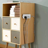 Cable Organizer Clips Cable Management Desktop Workstation ABS Wire Manager Cord Holder USB Charging Data Line Bobbin Winder