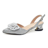 Chic and Elegant Woman Shoes and Bag with Rhinestone Shoe and Bag Set for Party in Women Nigerian Elegant Heeled Shoes for Women