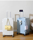 Large Capacity Suitcase 28" 32" Thickened Luggage USB Phone Stand Aluminum Frame Password Trolley Case Travel Wheeled Suitcases