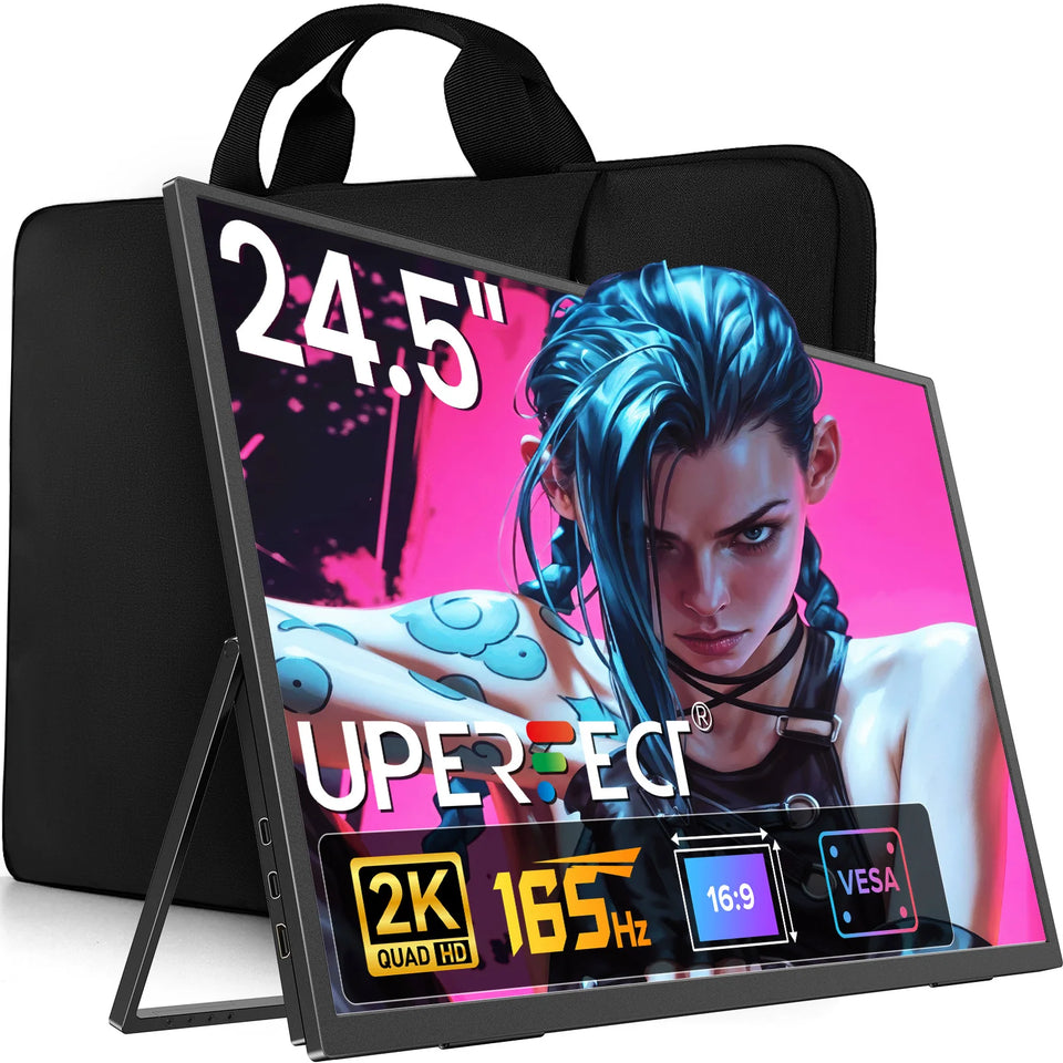 UPERFECT Laptop Sleeve Bag 22inch For Monitor Notebook Tablet With Large Capacity Durable Handle-Waterproof Accessory Storage