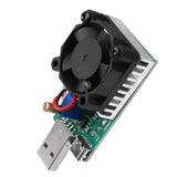 18W 22.5W Electronic Test Load Resistor USB Interface Battery Discharge Capacity Tester with Fan Adjustable Current Module Tool