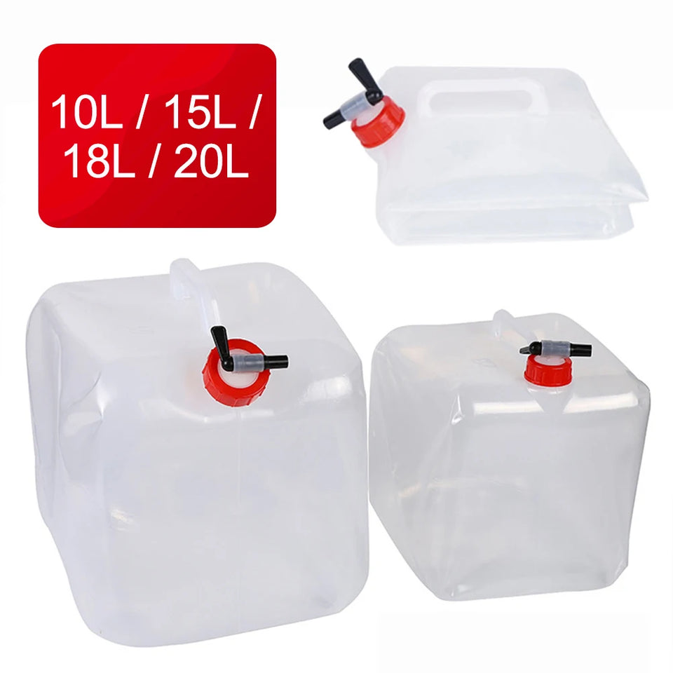 10/15L/18L/20L Thickened Collapsible Water Storage Container Large Capacity Outdoor Camping Drinking Bag Water Tank Bucket