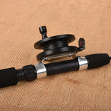 Telescopic Ice Fishing Rod Ultra-Light Portable Fishing Rod 2 Sections Travel Fishing Pole for Ice Fishing