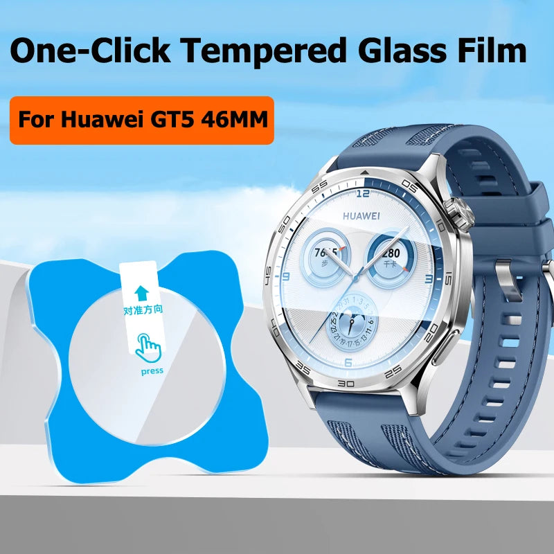 Easy Install Tool Screen Protector For Huawei Watch GT 6 41mm/GT6 Pro 46mm Tempered Glass Film For Huawei GT5 GT5 Pro 42mm 46mm