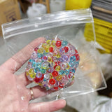 Squishy Balls Ice Beads Stress Relief Toy Super Soft Sensory Fidget Toys for Kids Adults Anxiety Relaxation Squeeze Gift