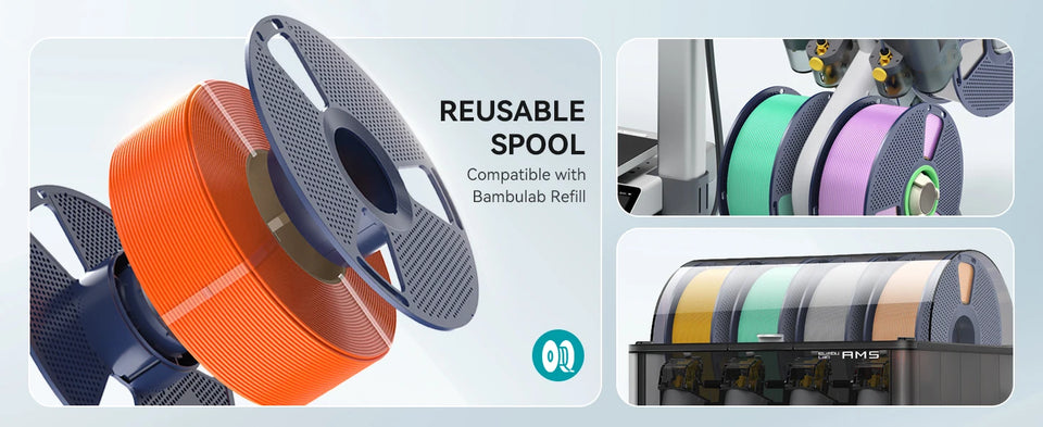 SUNLU Official Filament 10kg PETG filament 1.75mm 1kg/roll 10 Spool 3D Printer Filament PLA/PETG/Silk/ABS/TPU For Bambu Creality