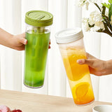 1L cold brew coffee maker manual cold water coffee maker and high capacity water bottle summer portable juice tea coffee kettle