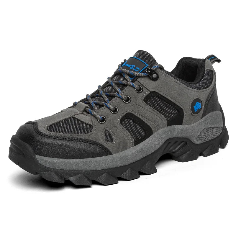 Spring Casual Shoes Men Breathable Comfortable Lace Up Walking Shoes Autumn Classic Outdoor Sneakers Thick-Soled Hiking Shoes