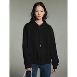Women Plush Hoodies Sweatshirt 2024 Autumn Long Sleeve Loose Hooded Sweatshirt Versatile Leisure Multicolor Warm Pullover Tops