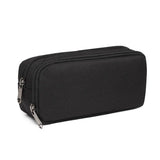 Pencil Case Large Space Storage 2 Compartment Pouch Double Side Opened Student Stationery Pen Bag Desk Organizer School Supplies
