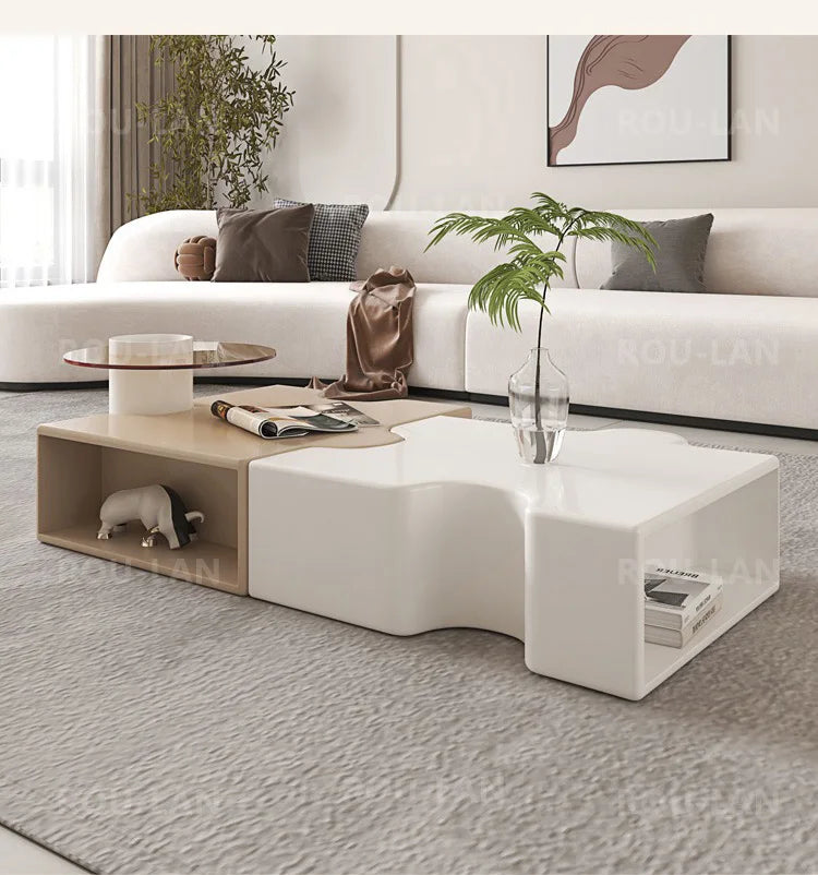 Light Luxury Tea Table Set Tea Table Small Living Room Home Modern Minimalist Patchwork Tea Table